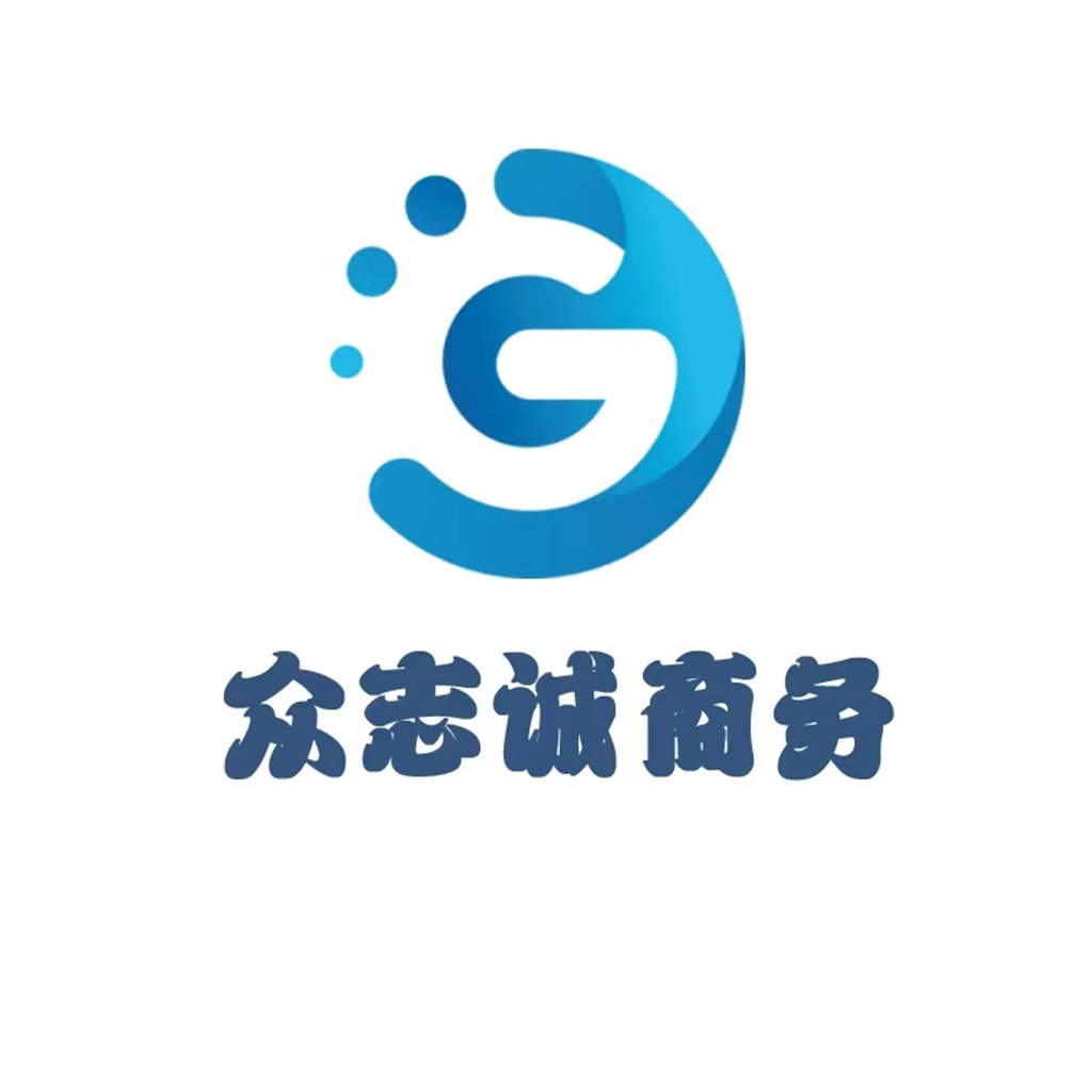 蓝色圆点与字母G结合的现代logo设计