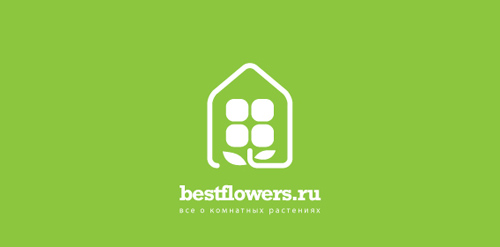 简约风格的BestFlowers.ru.ru Logo设计