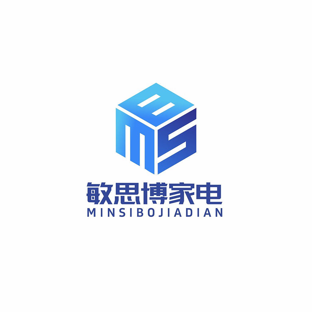 现代简约风格的MS字母logo设计