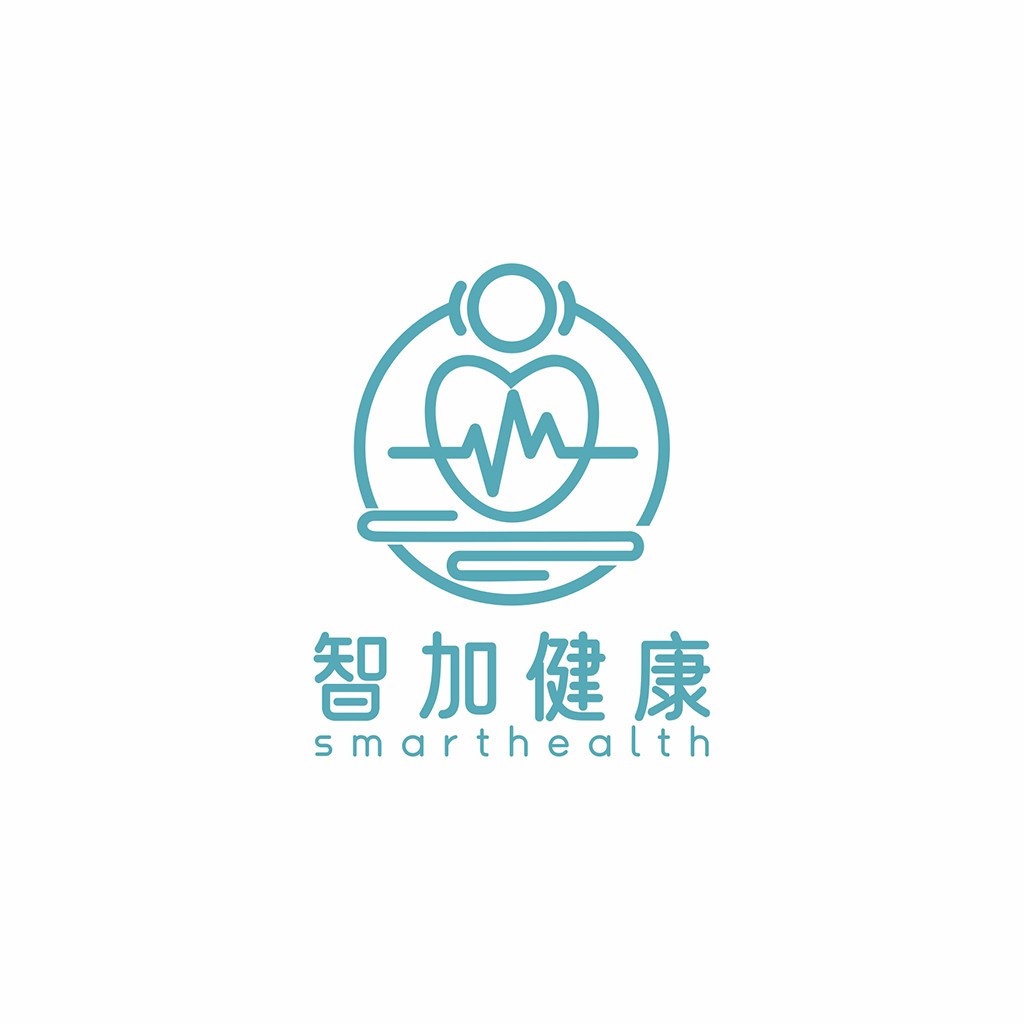 智能健康医疗logo设计