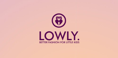 Lowly Logo设计:简约时尚儿童服装品牌