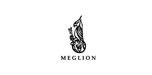 简约优雅的MEGLION品牌logo设计