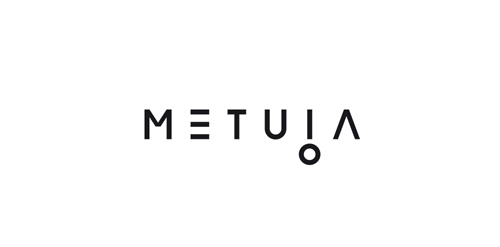 简约风格的METUIA logo设计