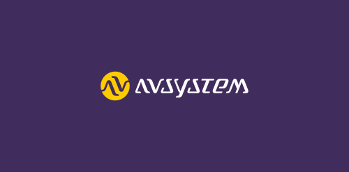 AVSystem logo设计:现代科技感标识