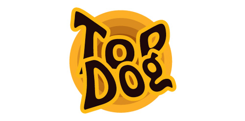 Top Dog Logo设计:简约卡通风格