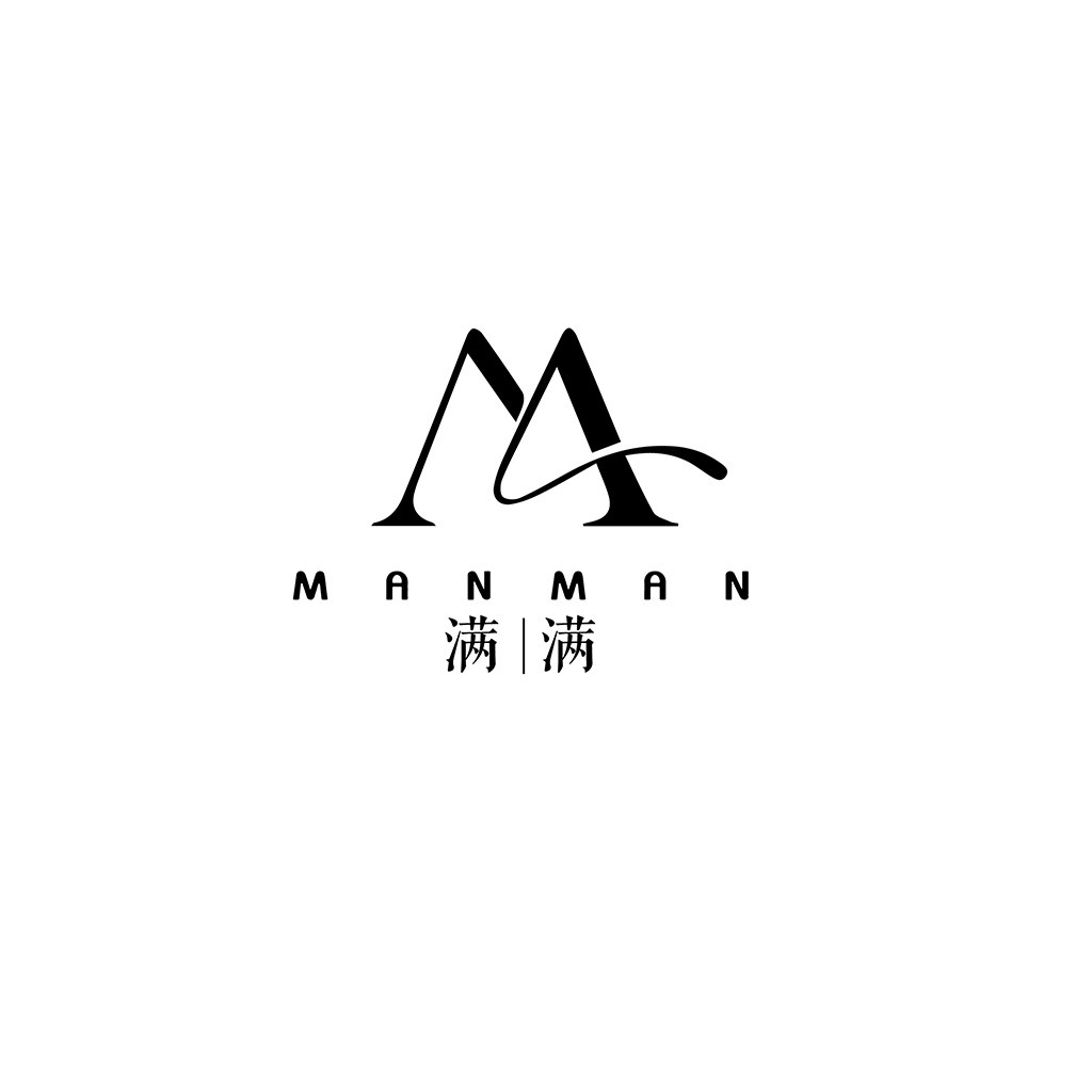 简约时尚字母M标志设计