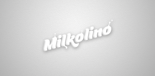 Milkolino logo设计：简约奶酪品牌标识