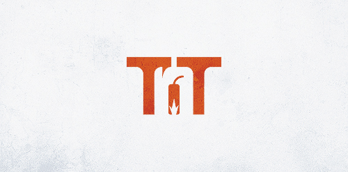 创意T字形logo设计