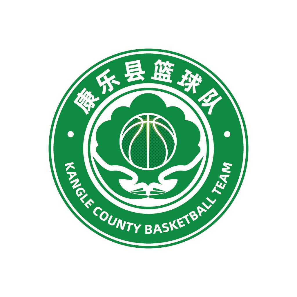 篮球球队logo设计:绿色简约风格
