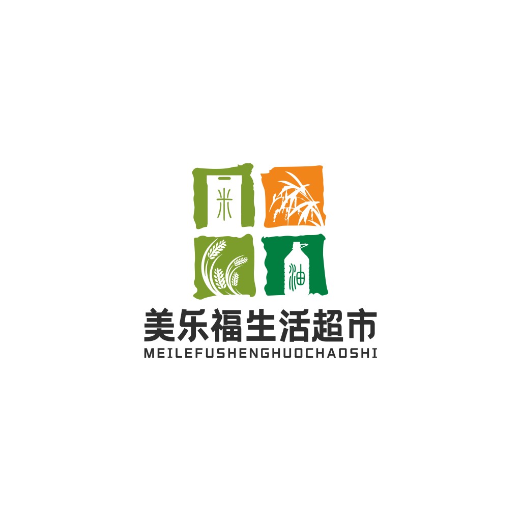 绿色农产品超市logo设计