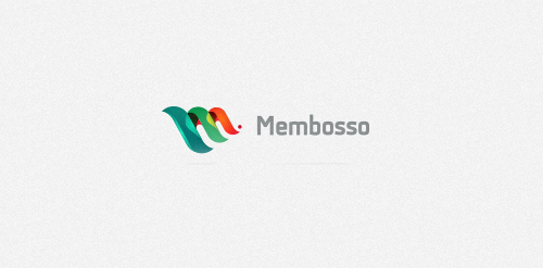 Membosso Logo Design - 简约色彩渐变