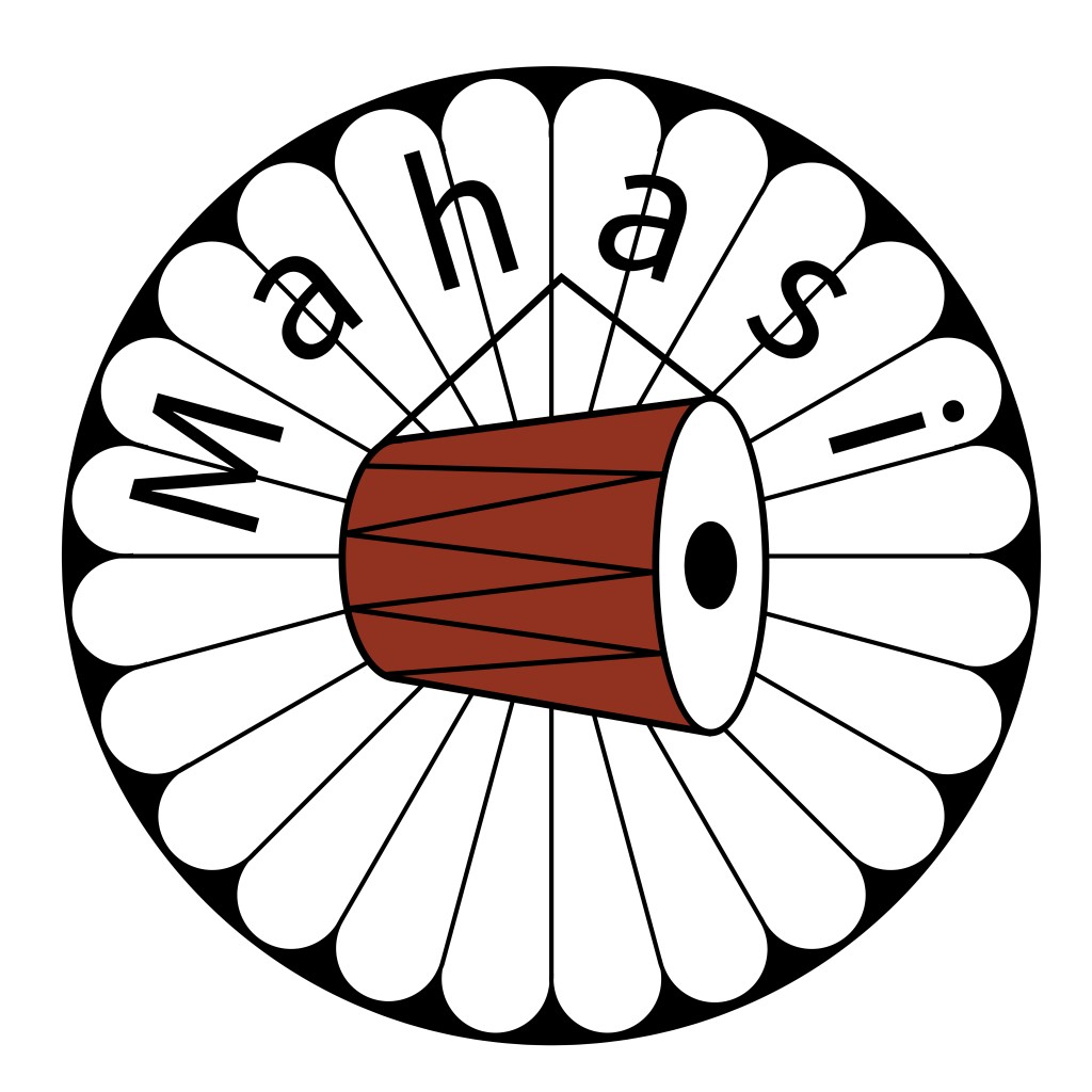 鼓形图案的Mahasas logo设计