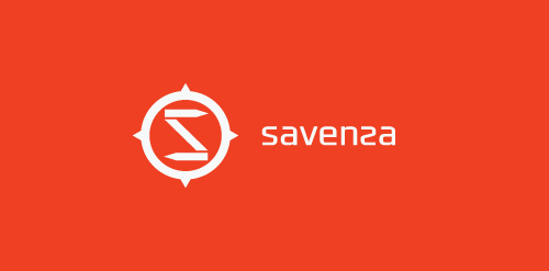Savenza logo设计:简洁现代的标志