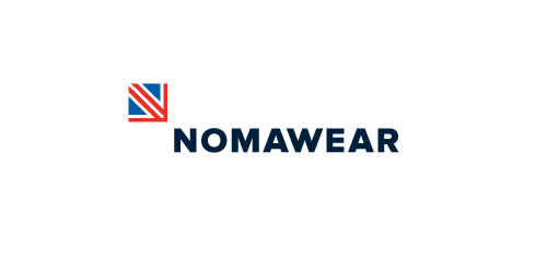 简洁现代的NOMAWEAR logo设计