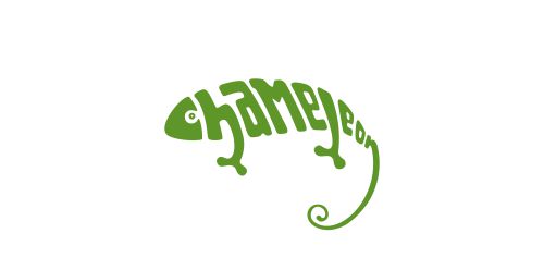 创意变色龙logo设计