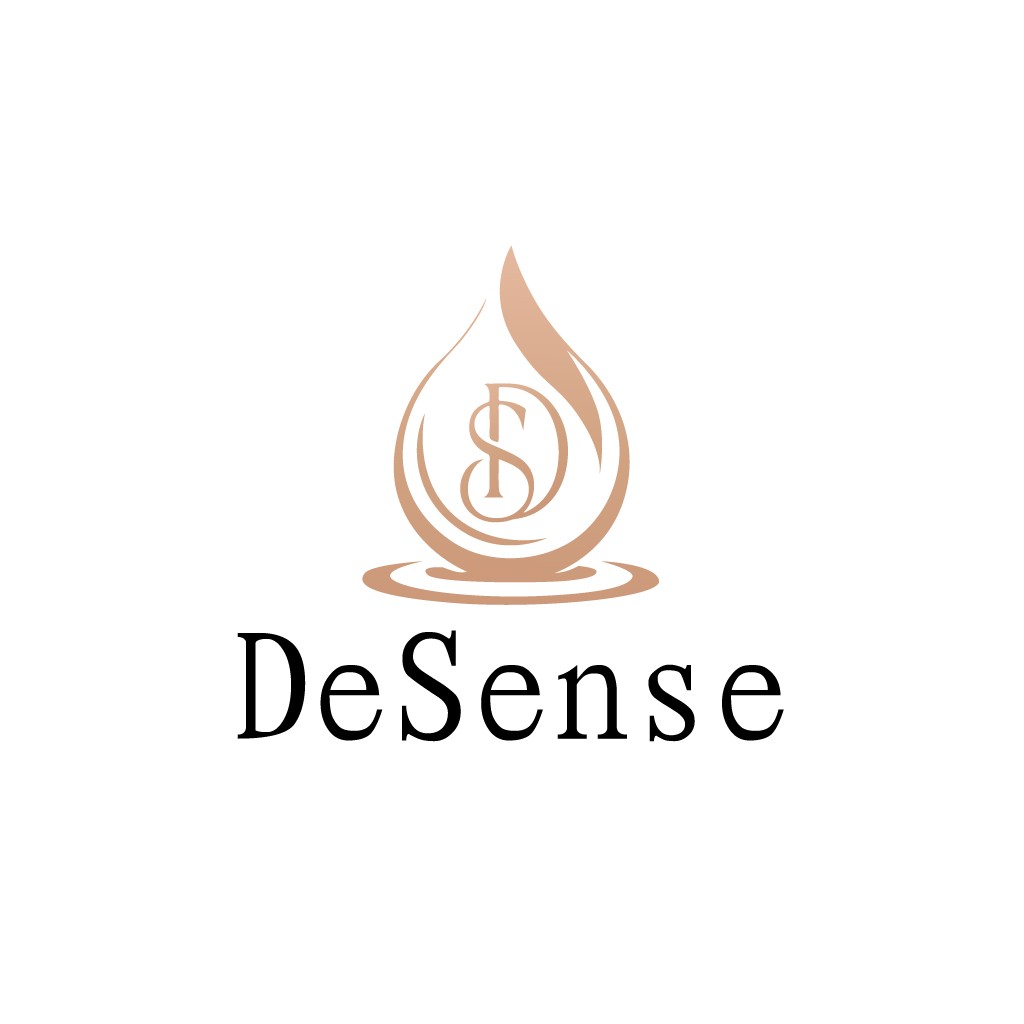 简约优雅的水滴形logo设计