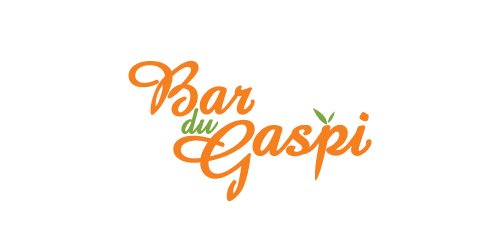 创意字体设计:Bar du Gaspi Logo