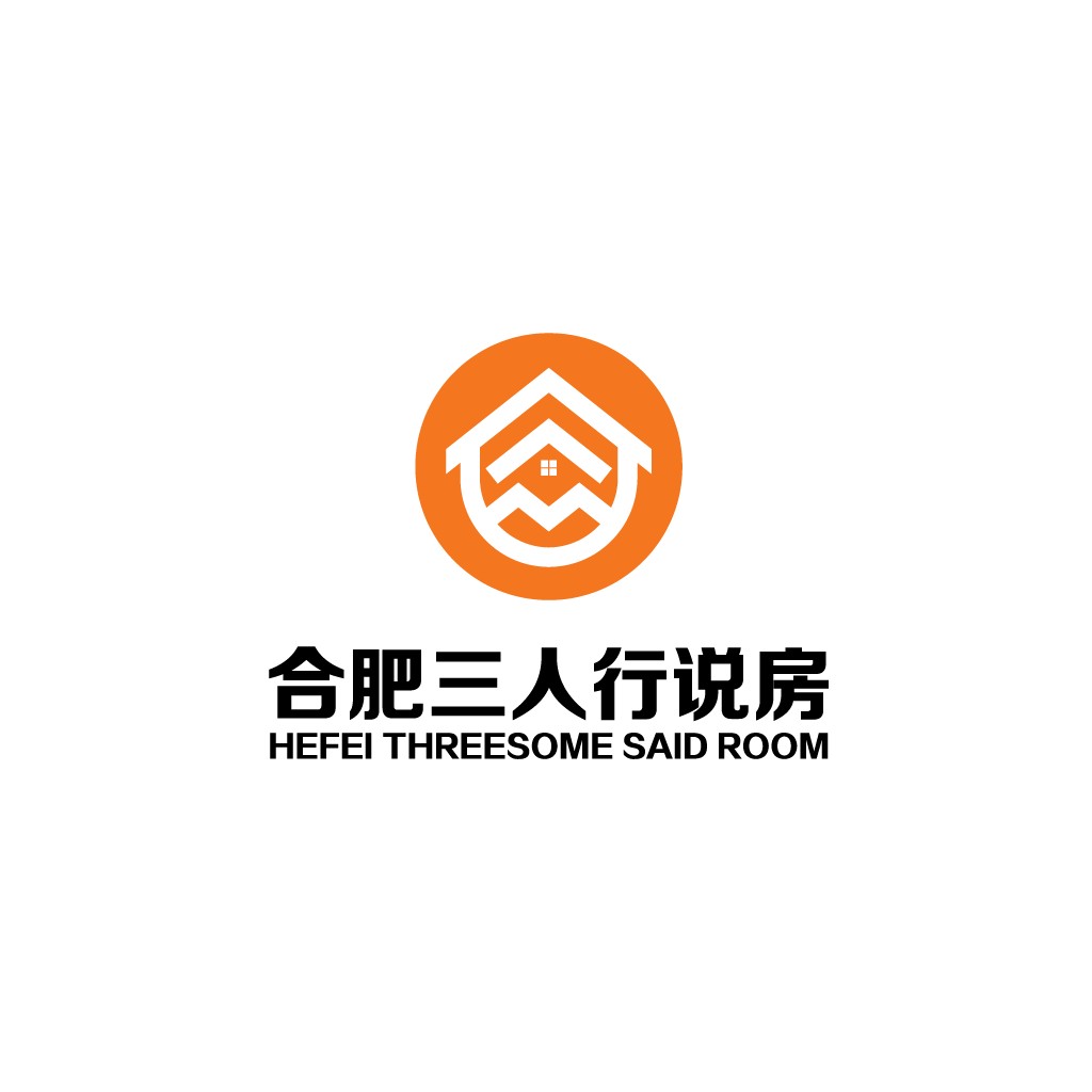 合肥三人行说说房logo设计