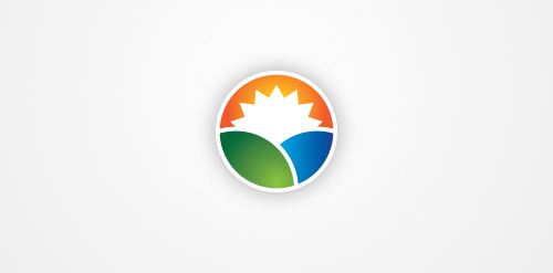 太阳光芒logo设计