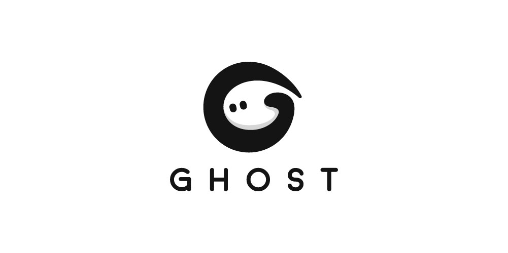 简约现代风Ghost主题Logo设计