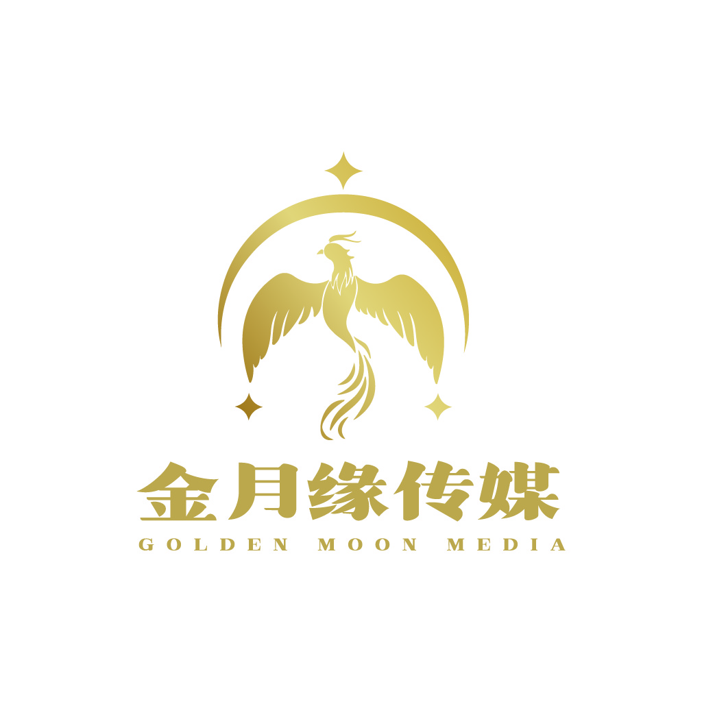 金色凤凰媒体logo设计