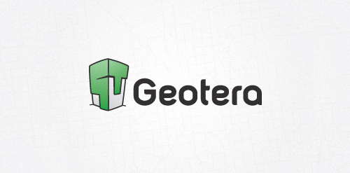 Geotera logo设计：简约几何图形与品牌标识