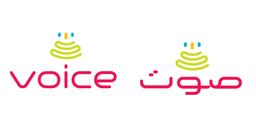 Voice Logo Design:简洁现代的多语言标识