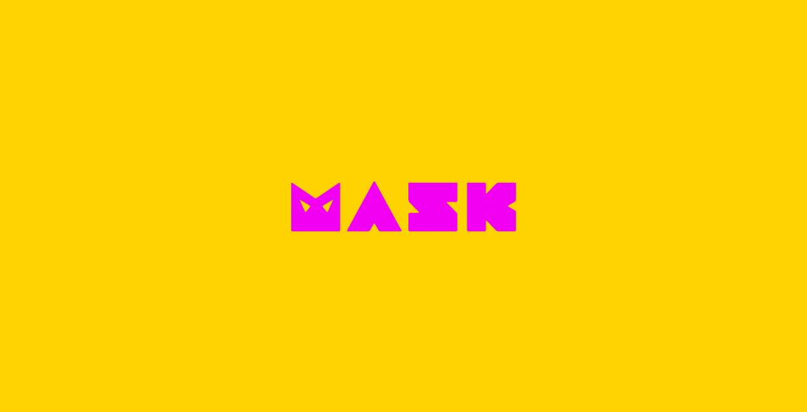 简约风格MASK logo设计