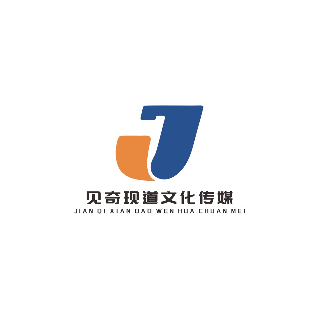 现代简洁J形logo设计