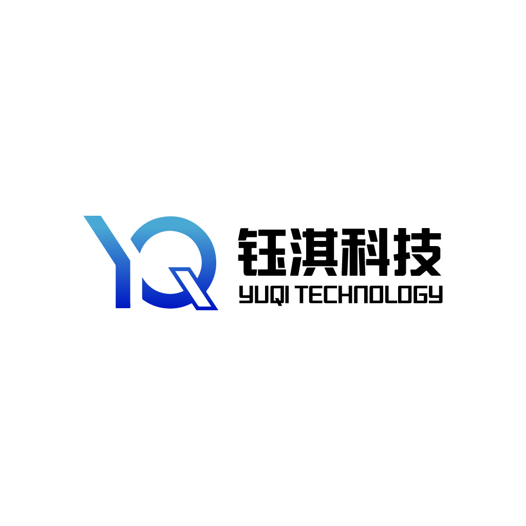 YQ科技Logo设计：现代科技感与简洁性