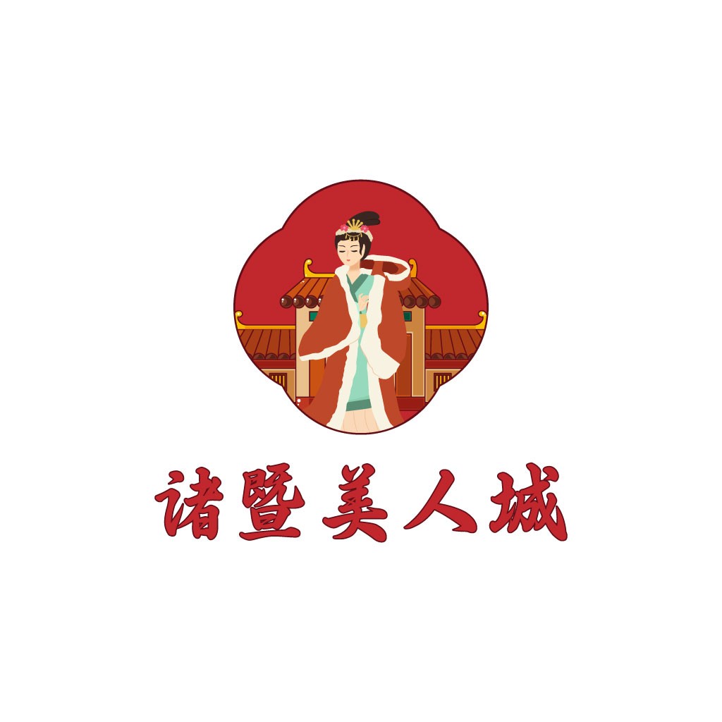 中国风美女logo设计