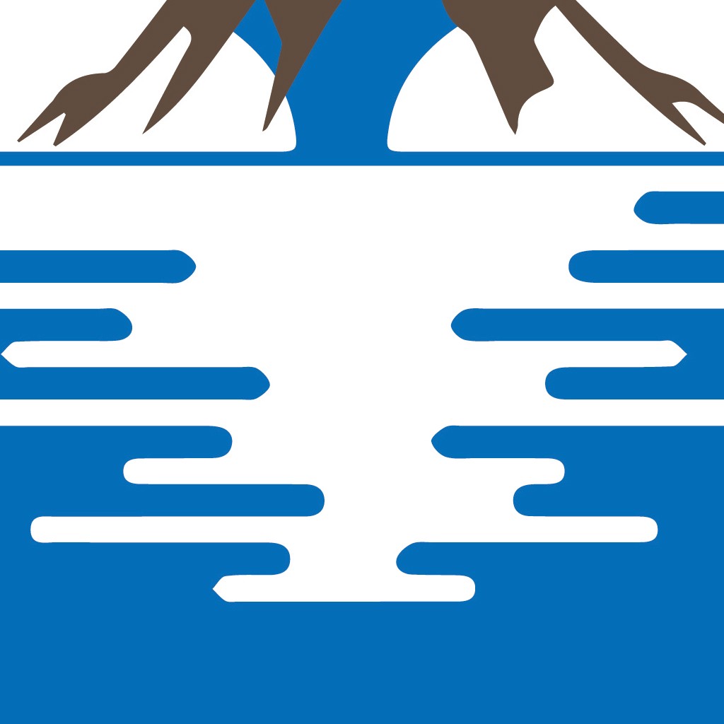 简约大气的山峰logo设计