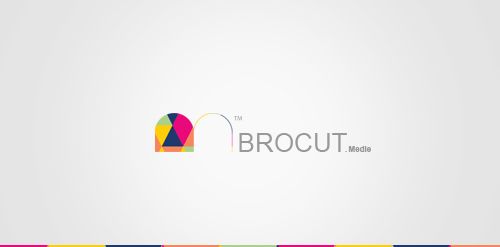 Brocut Media Logo设计