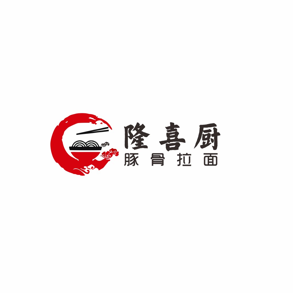 中国风拉面店Logo设计
