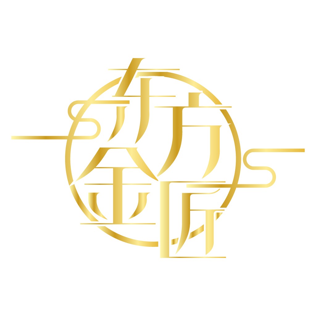 金色简约现代风格logo设计