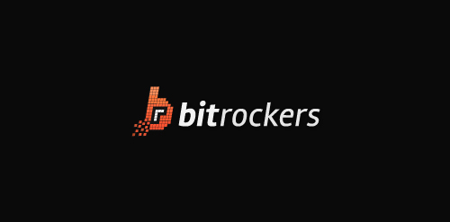 BitRockers Logo设计:简洁现代的数字摇滚品牌标识