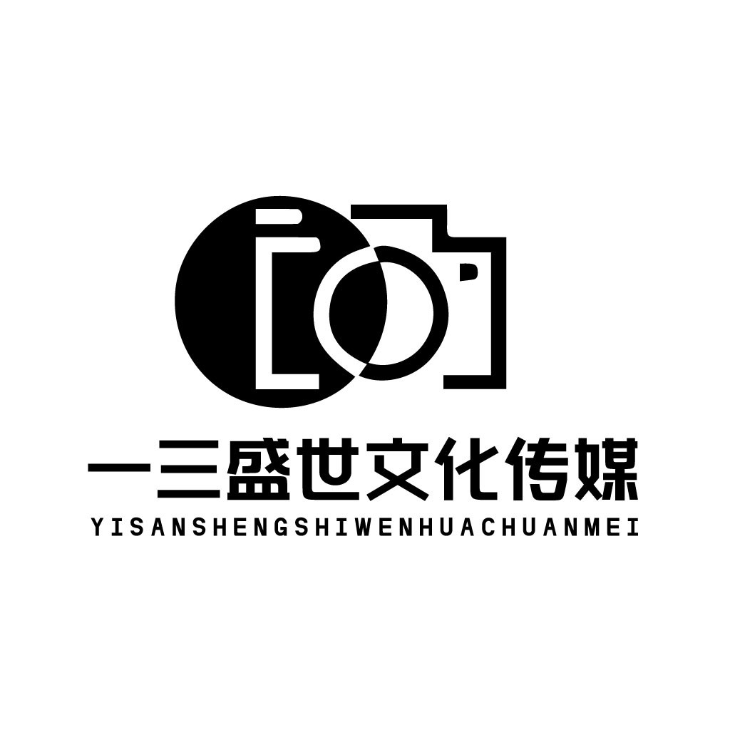 相机元素的现代简约logo设计