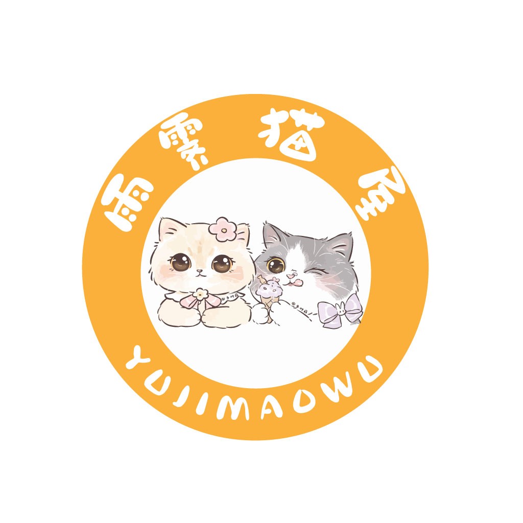 萌猫主题logo设计