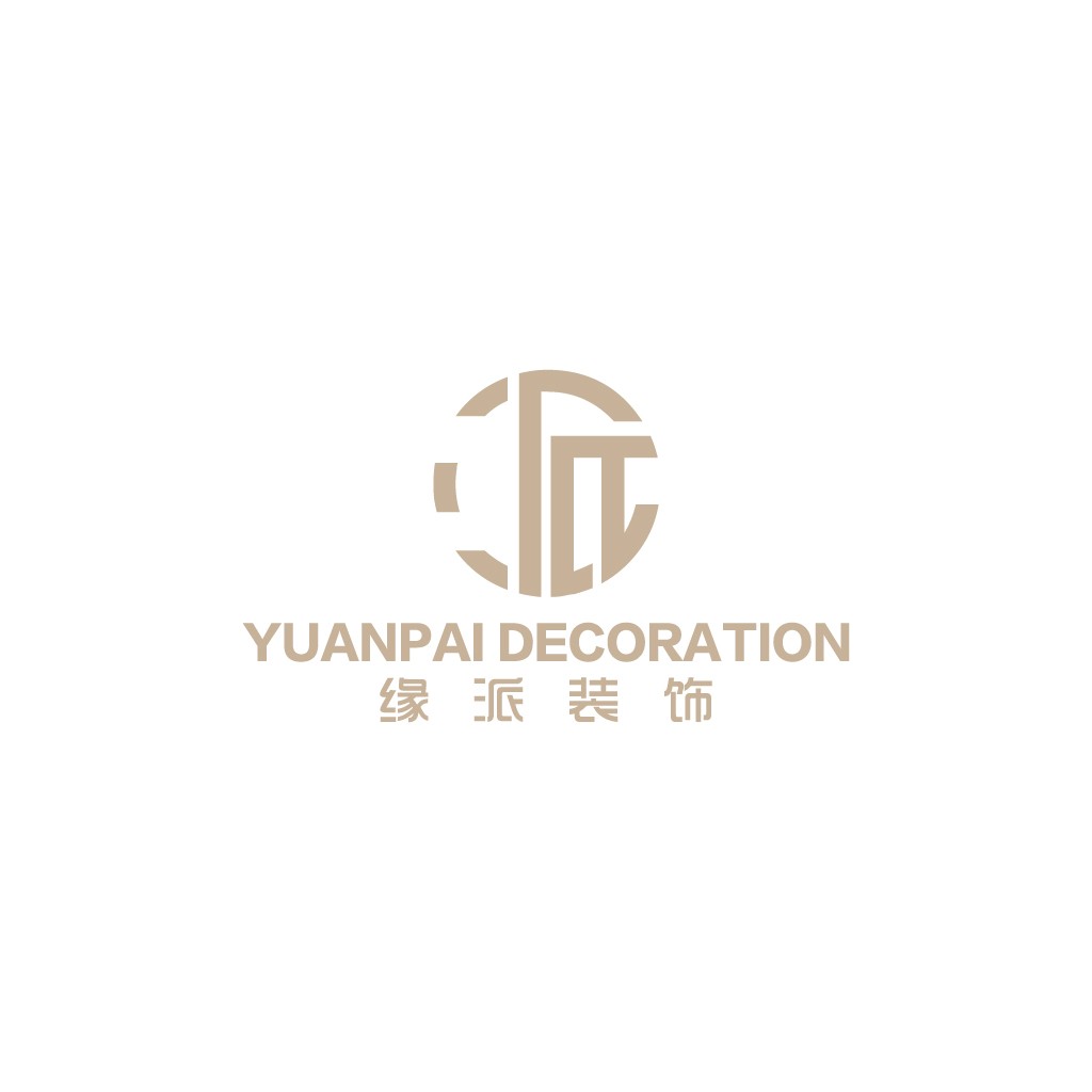 简约现代风格的YUANPAI装饰设计Logo