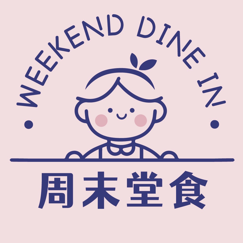 周末在家吃饭logo设计