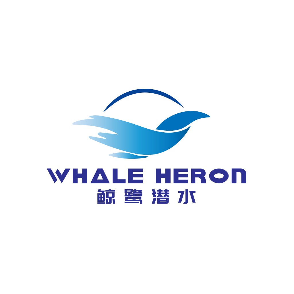 鲸鹭潜水logo设计