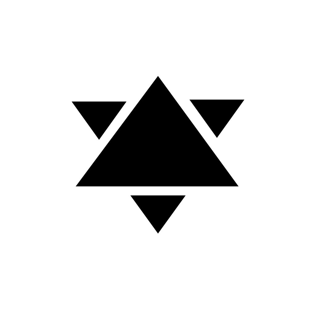 极简几何三角形logo设计