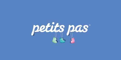 Petits Pas Logo设计:简洁可爱标志