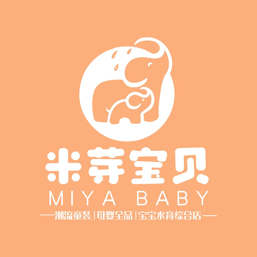 母婴品牌logo设计:米芽宝贝