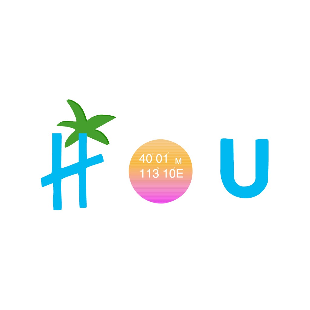 热带风情logo设计