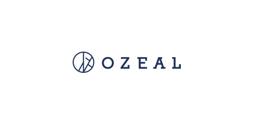 简洁现代的OZEAL品牌logo设计