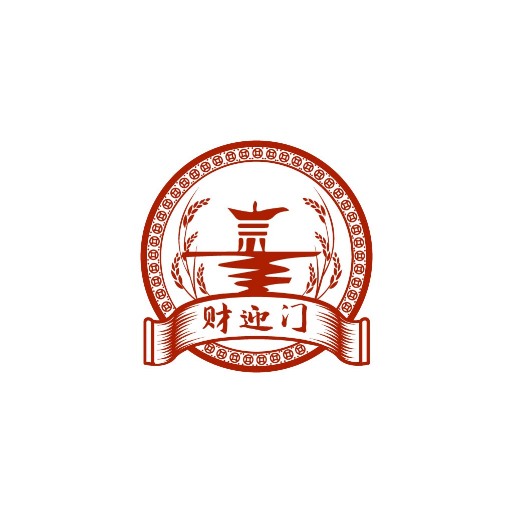 中国风复古徽章logo设计