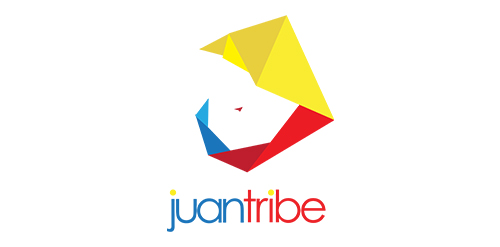 简约几何风格JuanTribe品牌logo设计