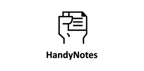 简洁实用笔记logo设计