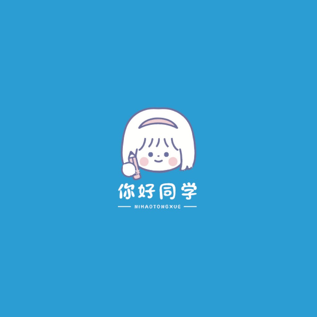 简约可爱卡通人物logo设计